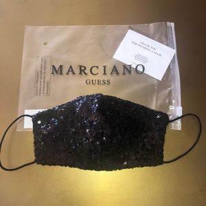 Sequin & Cotton mask.